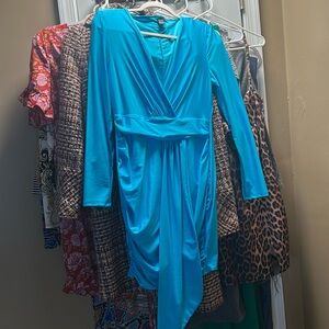 Blue Dress Size Large Stretchy